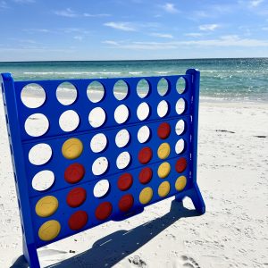 Life-Size Connect 4 Beach Game by CondoCierge