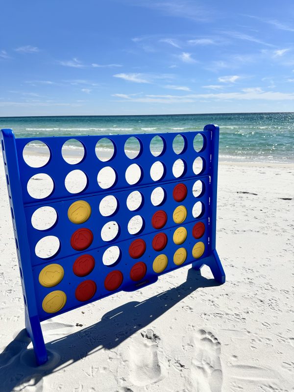 Life-Size Connect 4 Beach Game by CondoCierge